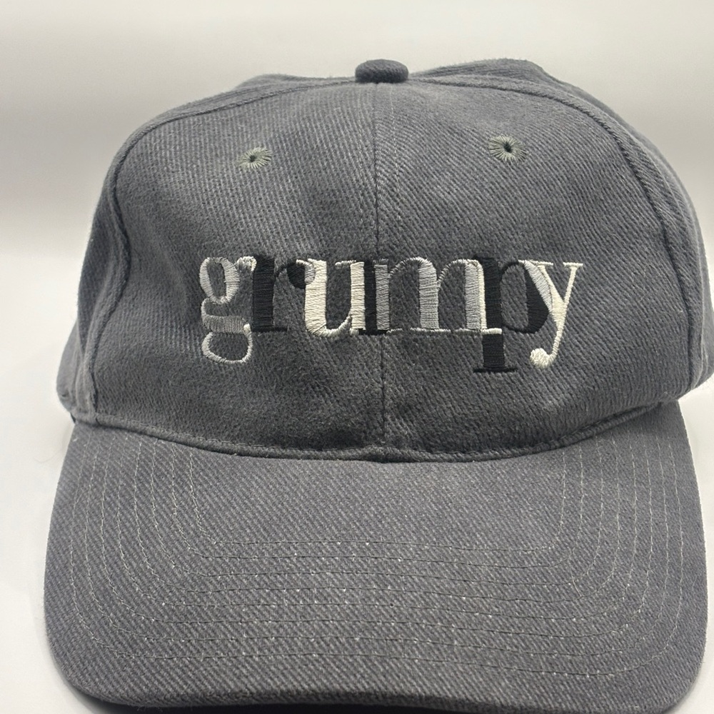 Grey Disney World Embroidered “Grumpy” Baseball C… - image 2